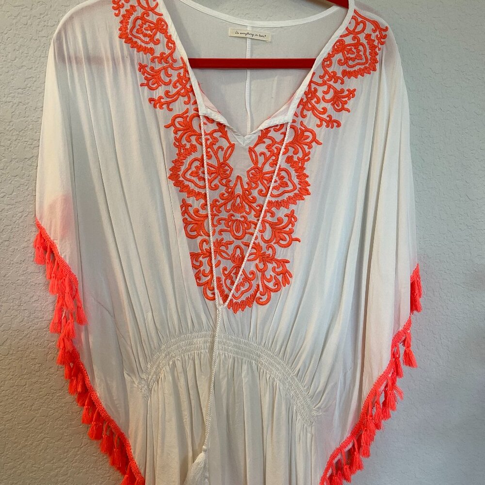 Do Everything in Love Swimsuit Coverup with Tassels